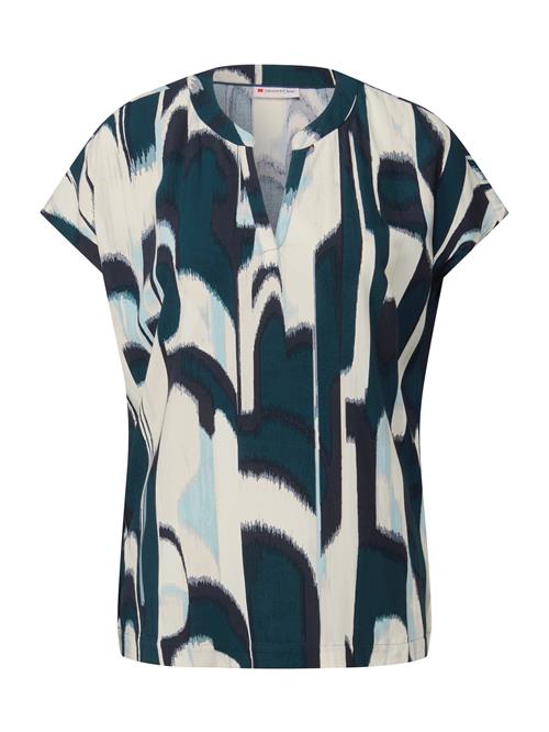 STREET ONE Bluse  creme / navy / aqua