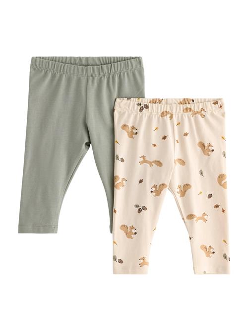 Lindex Leggings  beige / brun / gul / pastelgrøn