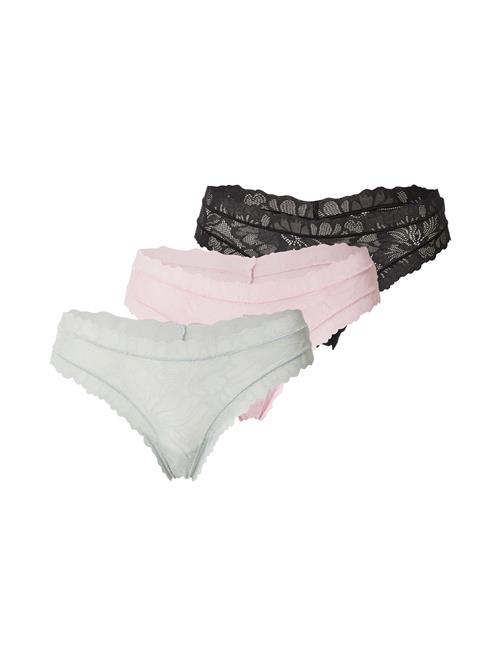 Lindex Slip 'Blenda'  lysegrå / lyserød / sort