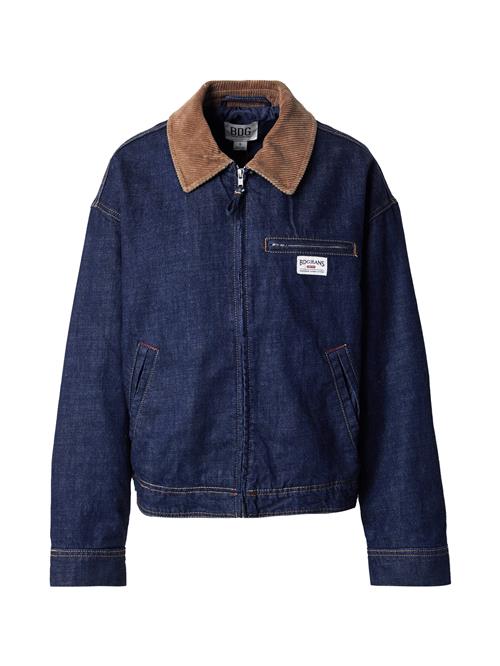 BDG Urban Outfitters Overgangsjakke 'LUCA'  blue denim / brun