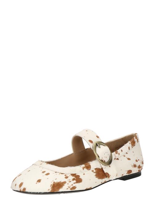 & Other Stories Ballerinasko med rem  cognac / hvid