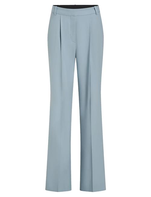 Stretch Wool Wide Leg Pant Calvin Klein Blue