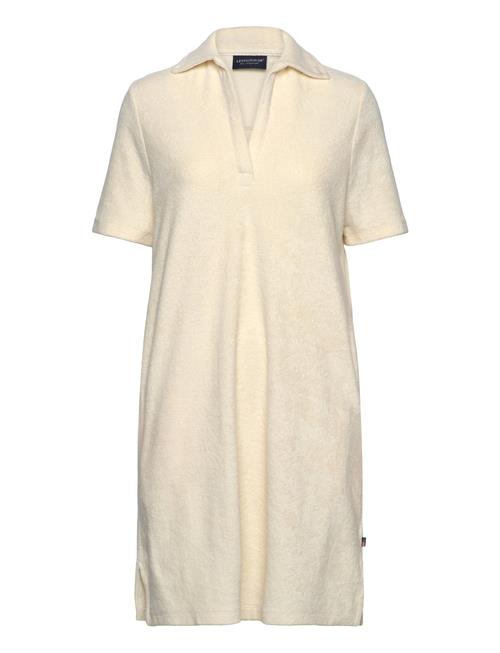 Organic Cotton Terry Polo Dress Lexington Clothing Cream