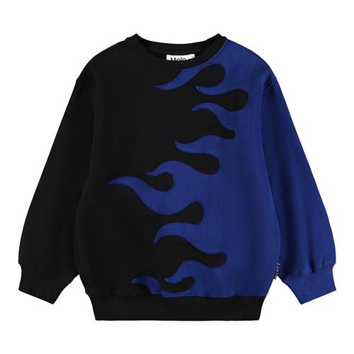 Molo Monti Sweatshirt Flaming Blue  Flaming Blue 140 cm  Blå  140 cm  mand