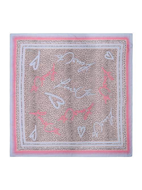 Liu Jo Tørklæde  lysebeige / mørkebrun / lilla / pink