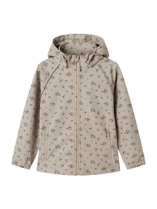 NAME IT Funktionsjakke 'NKFAlfa08'  mørkebeige / mørkebrun / mørkegrå