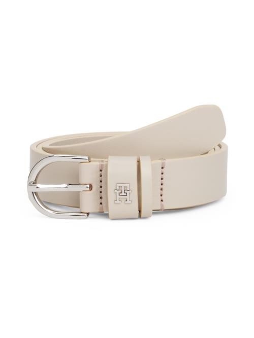 TOMMY HILFIGER Bælte 'ESSENTIAL EFFORTLESS'  creme