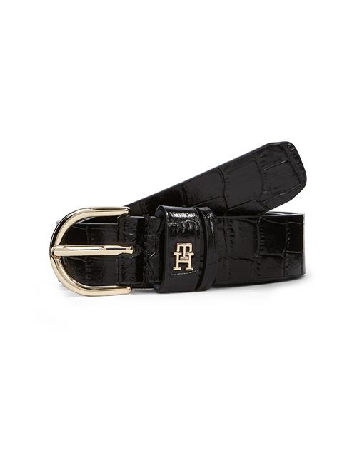 TOMMY HILFIGER Bælte 'ESSENTIAL EFFORTLESS'  sort