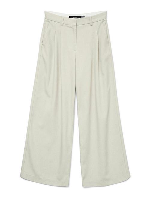 VERO MODA Bukser med lægfolder 'VMMIKELA'  beige