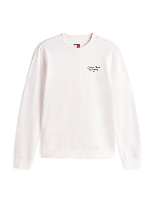 Se Tommy Jeans Sweatshirt 'ESS'  navy / hvid ved About You