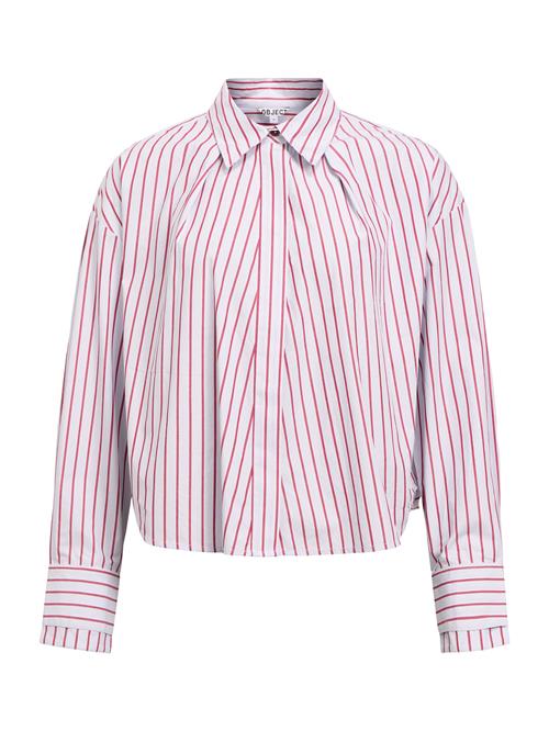 OBJECT Bluse 'OBJZULA'  pastellilla / pitaya / hvid