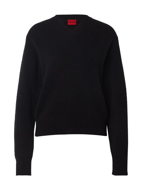 HUGO Pullover 'Solanu'  sort / hvid