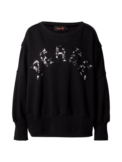 miss goodlife Sweatshirt 'Peace'  sort / sølv
