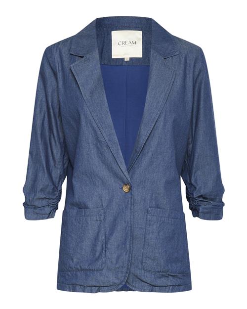 Cream Blazer 'Tallie'  black denim