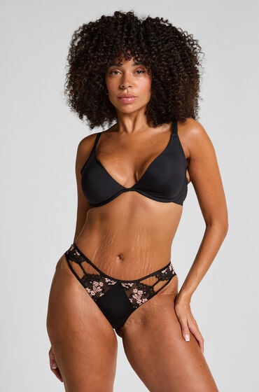 Hunkemöller Piper brasiliansk trusse Sort