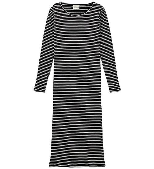 Sofie Schnoor Kjole - Rib - Facita - Black Striped