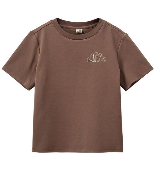 Sofie Schnoor T-shirt - Astask - Brun m. Croissant