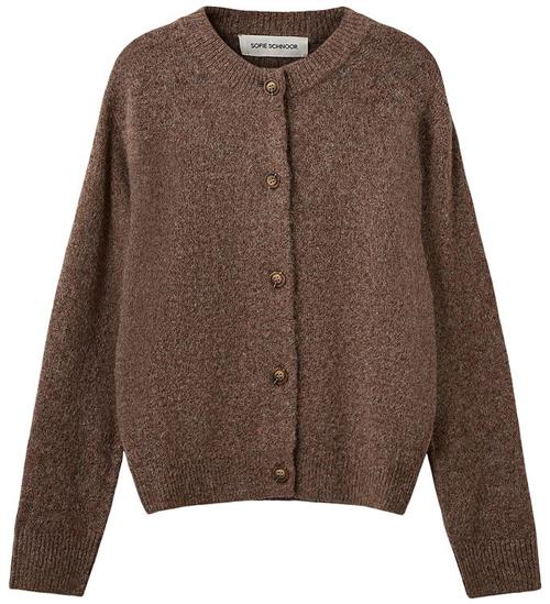 Sofie Schnoor Cardigan - Strik - MauraSY - Brown Melange