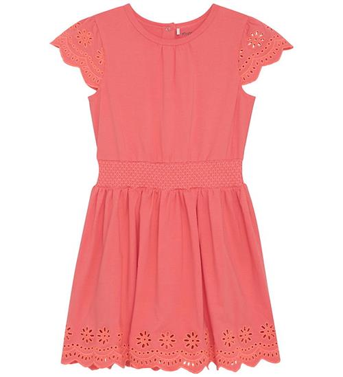 Minymo Kjole - Calypso Coral m. Broderi Anglaise