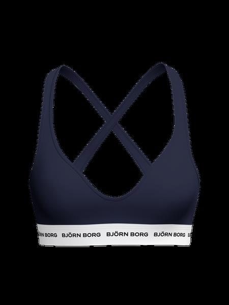 Björn Borg Logo Bralette Marineblå, XL