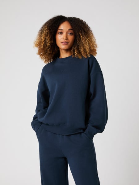 Björn Borg Studio Oversized Sweatshirt Marineblå, XL