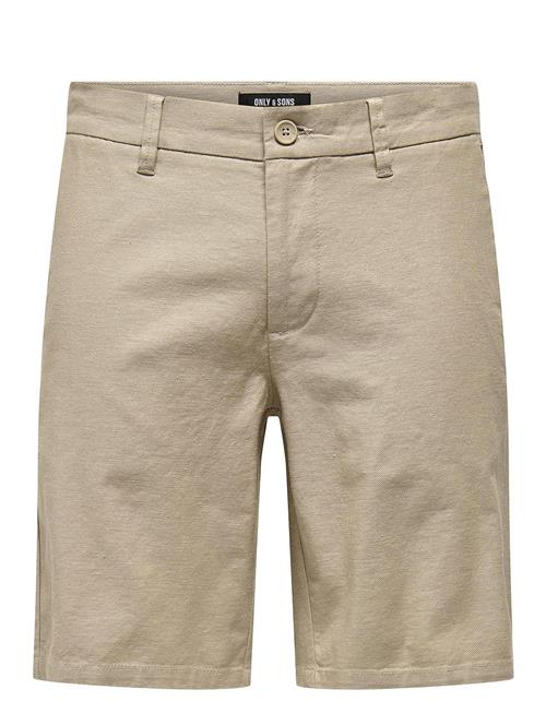 Onsmark 0011 Cotton Linen Shorts Noos ONLY & SONS Beige