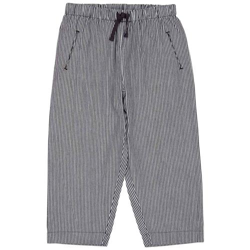 Copenhagen Colors GOTS Stribede Bukser Navy Stripe 116 cm  Blå  116 cm  mand