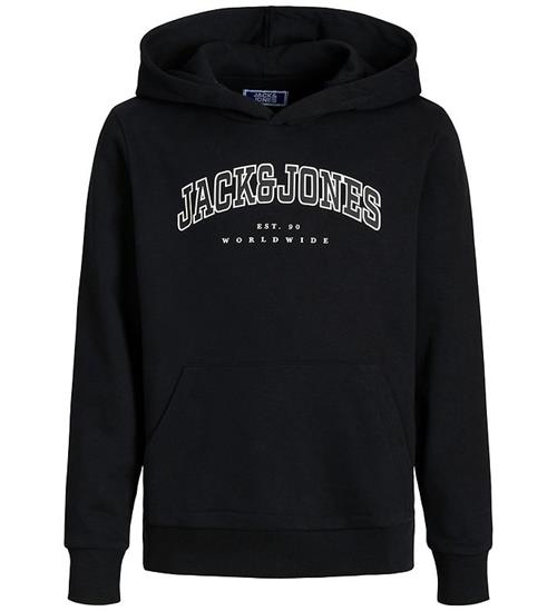 Jack & Jones Hættetrøje - JjeCaleb - Black/LOOSE