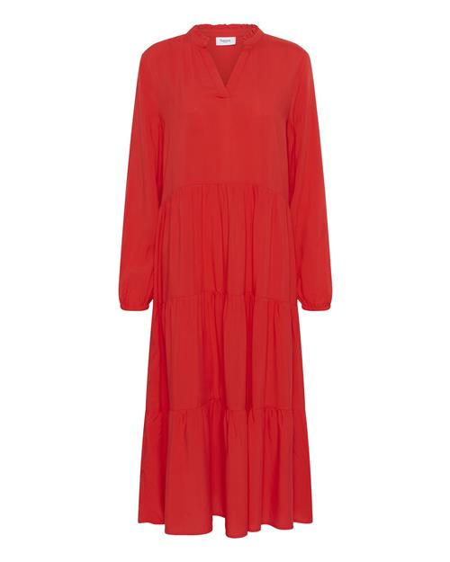 SAINT TROPEZ Blusekjole 'EdaSZ'  neonrød