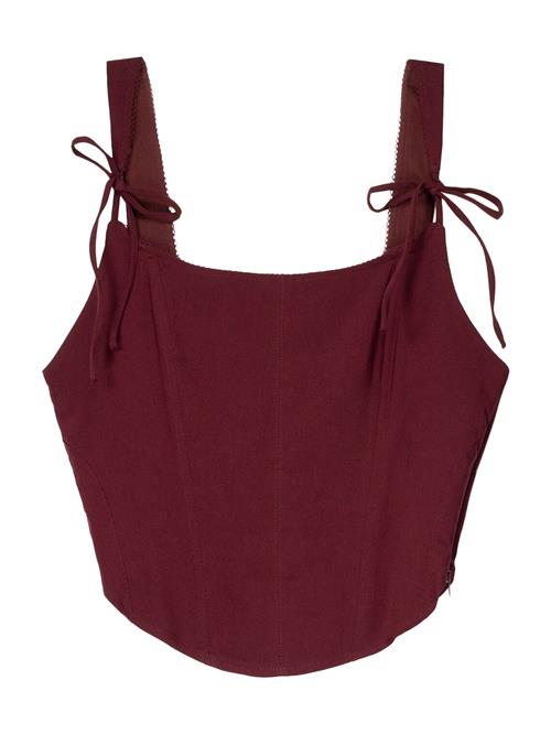 Bershka Overdel  burgunder