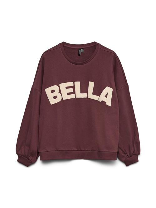 VERO MODA Sweatshirt 'VMCIAOBELLA'  beige / purpur