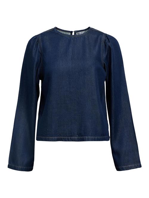 OBJECT Bluse 'OBJFRAME'  blue denim
