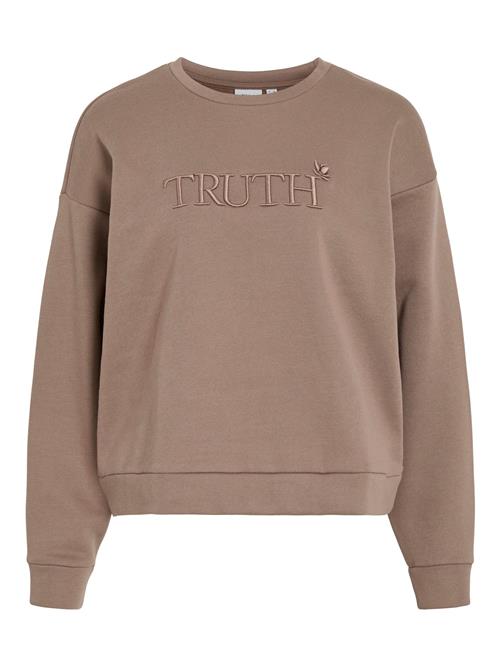 VILA Sweatshirt 'VIElsk'  brun