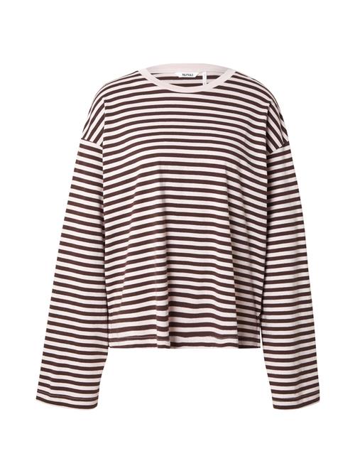 Monki Shirts 'Aster'  mørkebrun / pastelpink