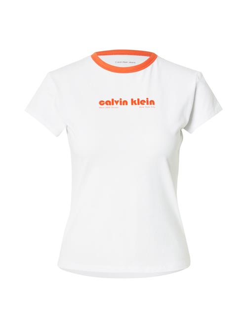 Calvin Klein Jeans Shirts  orange / hvid