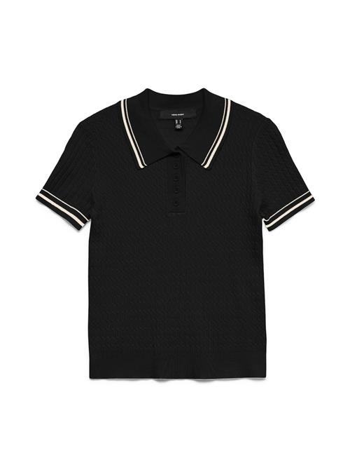 VERO MODA Pullover 'VMSilla'  sort / hvid