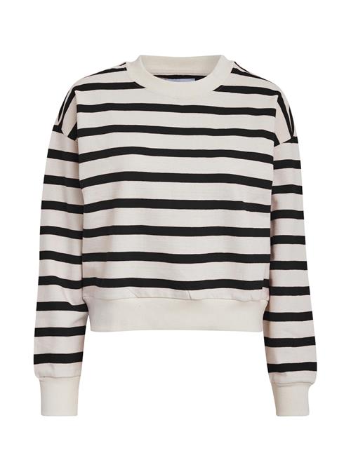 minus Sweatshirt 'Estella'  sort / hvid