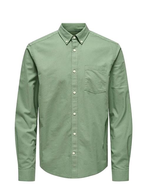 Onsneil Ls Oxford Shirt Noos ONLY & SONS Green