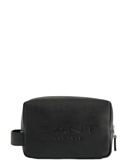 Leather Wash Bag GANT Black