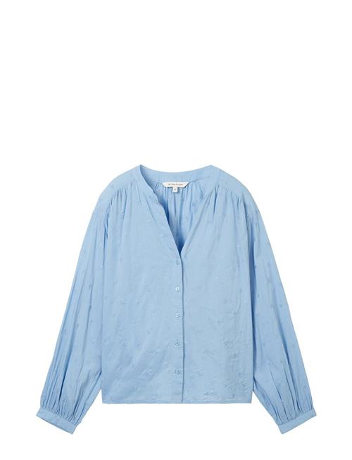 Se Embroidered Blouse Tom Tailor Blue ved Booztlet