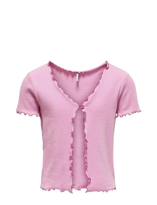 Kogelli S/S V-Neck Cardigan Jrs Kids Only Pink