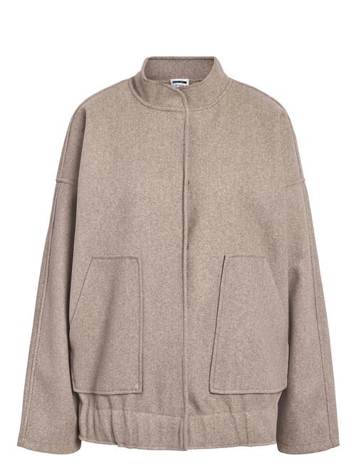 Nmhalston L/S Bomber Jacket Fwd Noos NOISY MAY Beige