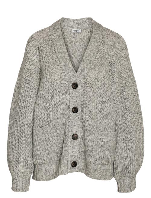 Nmsalsa L/S V Neck Knit Cardigan Fwd NOISY MAY Grey