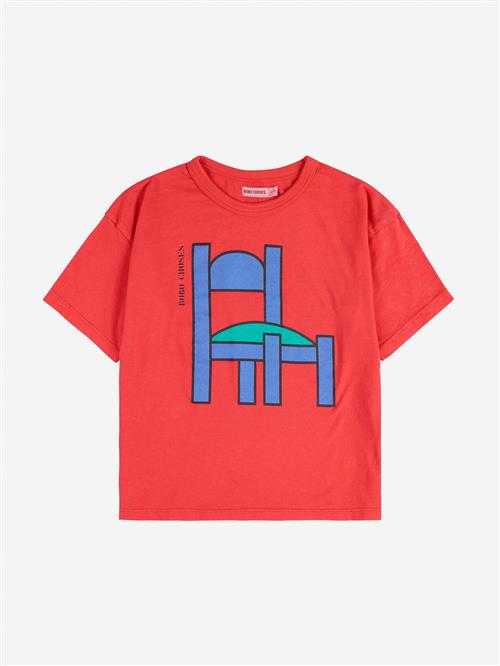 Bobo Choses Chair Langærmet T-shirt Red Red 8-9 Years  Rød  8-9 år  mand