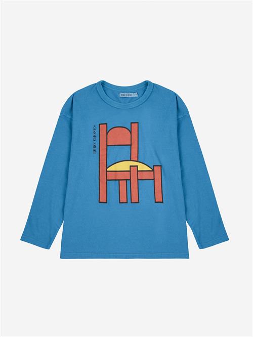 Bobo Choses Chair Langærmet T-shirt Blue Blue 8-9 Years  Blå  8-9 år  mand