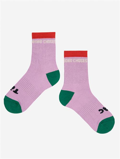 Bobo Choses Tic Tac Toe Korte Sokker Purple  Purple 29-31 EU  Lilla  29-31 EU  mand