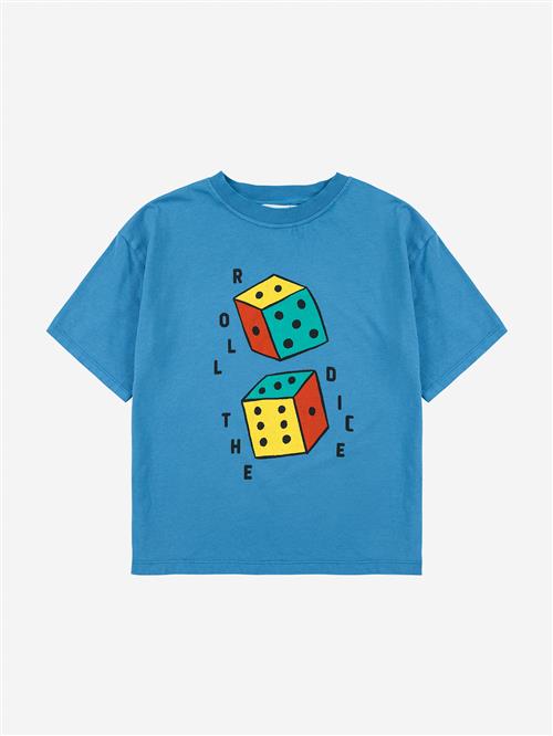 Bobo Choses Roll The Dice T-shirt Blue  Blue 8-9 Years  Blå  8-9 år  mand
