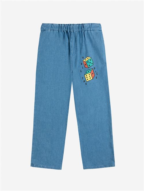 Bobo Choses Roll The Dice Denim-bukser Navy Blue  Navy Blue 8-9 Years  Blå  8-9 år  mand
