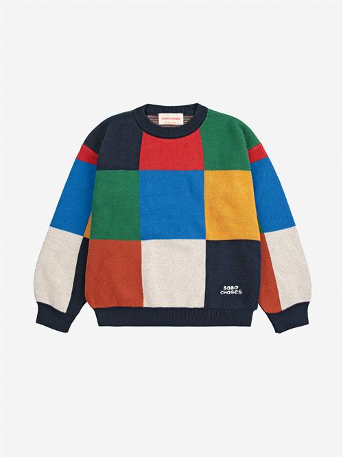 Bobo Choses Multicolor Tiles Jumper Multicolor  Multicolor 8-9 Years  Rød  8-9 år  mand