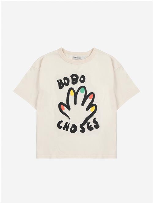 Bobo Choses High Five T-shirt Offwhite  Offwhite 2-3 Years  Hvid  2-3 år  mand